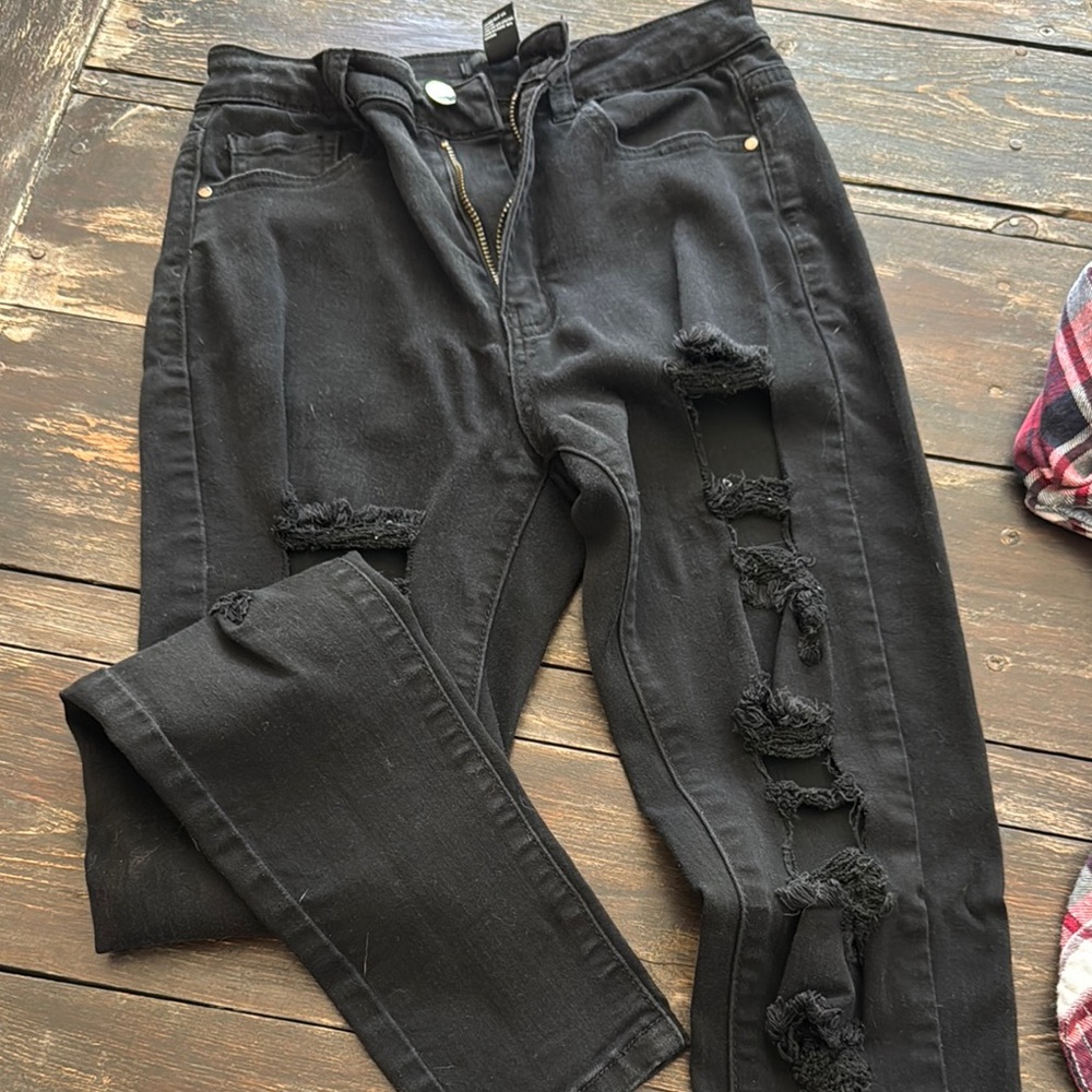 Forever 21 Black Skinny Jeans Classic Denim